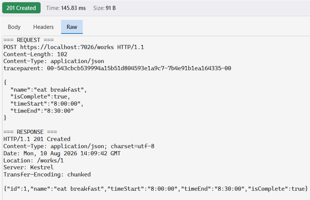 Endpoints Explorer Raw Description
